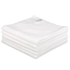 AMZ - 12" X 12" COTTON CLOTHS - WHITE