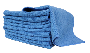 CH - 16" X 16" WINDOW MICROFIBER CLOTHS-BLUE