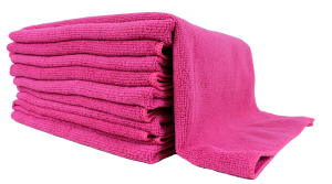 [DIS1616R] JPE - 16" X 16" MICROFIBER CLOTHS-RED