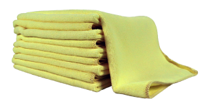 [DIS1616Y] JPE - 16" X 16" MICROFIBER CLOTHS-YELLOW