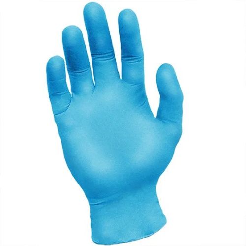[HGN94L] RE - NITRILE GLOVES PW BLUE LRG 10/CS